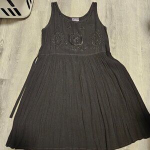 Vintage Embroidered Mini Dress